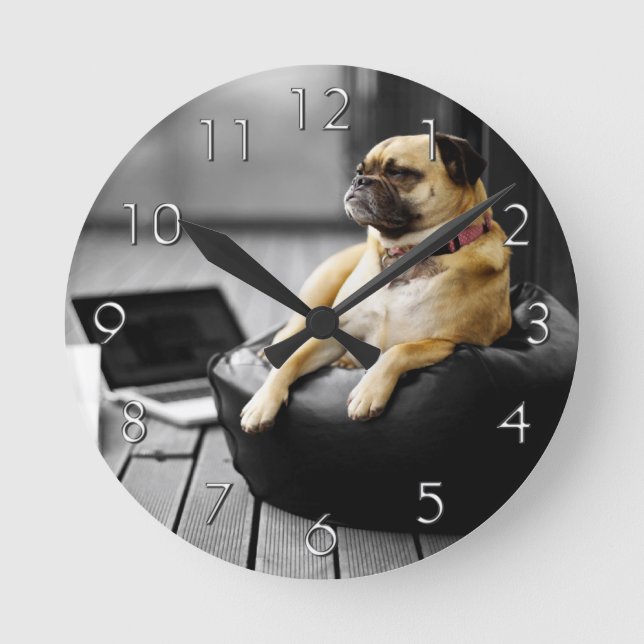 Horloge Ronde Carlin au repos (Recto)