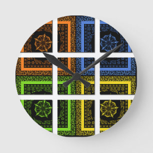 Horloge Ronde Carré dans une boîte