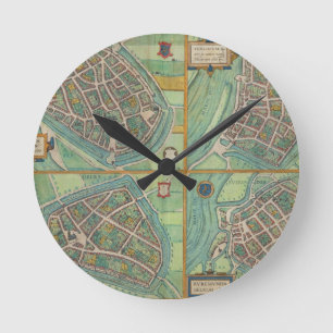 Horloge Ronde Carte d'Arnhem, de Velmo, de Gelre, et de Ruerm,