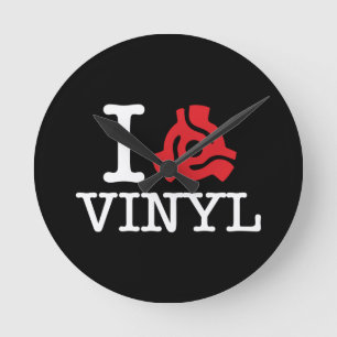 Horloge Ronde Carte I 45 Vinyl