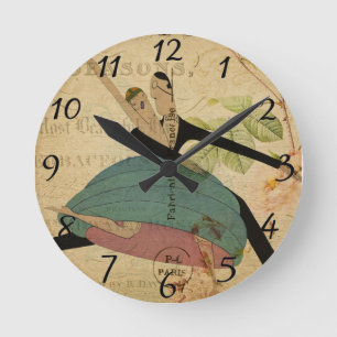 Horloge Ronde Carte postale française