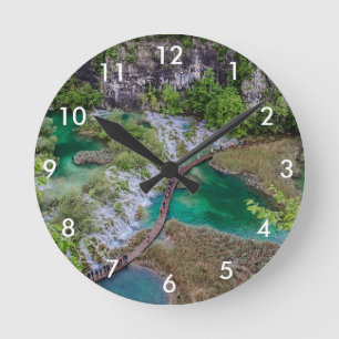 Horloge Ronde Cascade de cascade du parc des lacs Plitvice