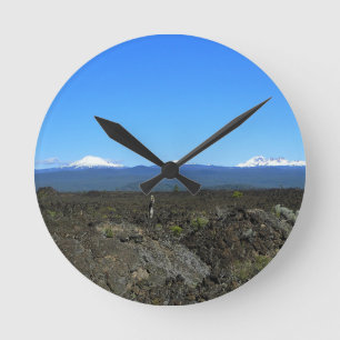 Horloge Ronde Cascades and lava rocks, OR