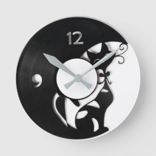 Horloge Ronde Cat