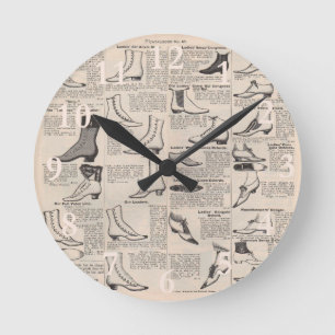 Horloge Ronde Catalogue de chaussures pour dames vintage - 1900s
