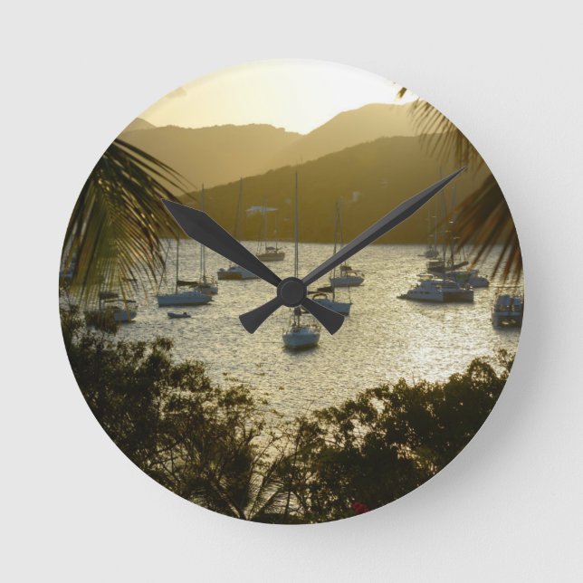 Horloge Ronde Catamarans et voiliers (Recto)