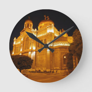 Horloge Ronde Cathédrale de Varna la nuit