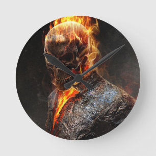 Horloge Ronde cavalier fantôme