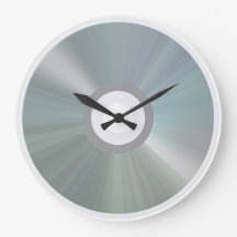 Horloge ronde CD/DVD