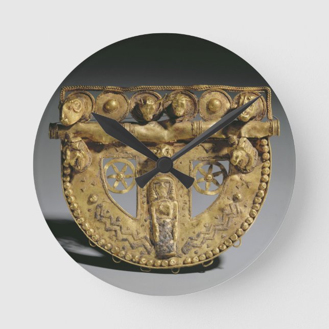 Horloge Ronde Ceinture avec décoration granulée, Orientaliz (Recto)