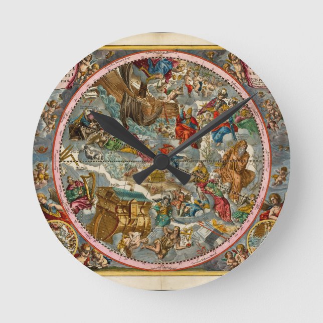 Horloge Ronde Celestial Map (Recto)