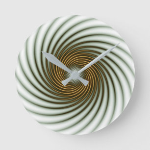 Horloge Ronde Cercle d'or