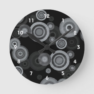 Horloge Ronde Cercles géniaux de griffonnage