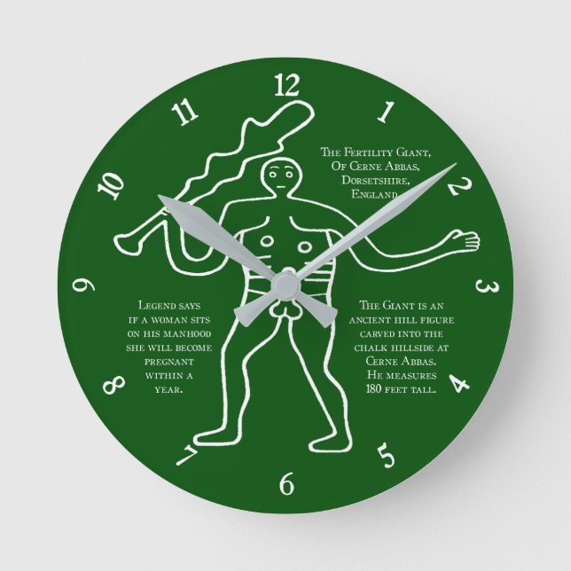 Horloge Ronde Cerne Abbas Giant (Recto)