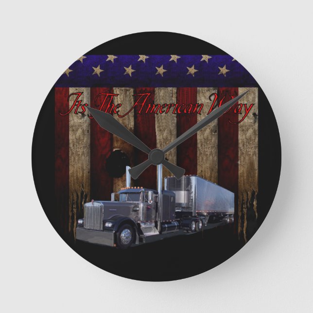 Horloge Ronde C'est la façon américaine (Recto)
