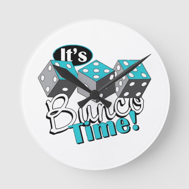 Horloge Ronde C'est l'heure de Bunco ! (Recto)