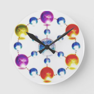 Horloge Ronde C'est l'heure des fêtes