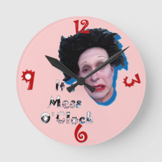 Horloge Ronde C'est Mess O'Clock