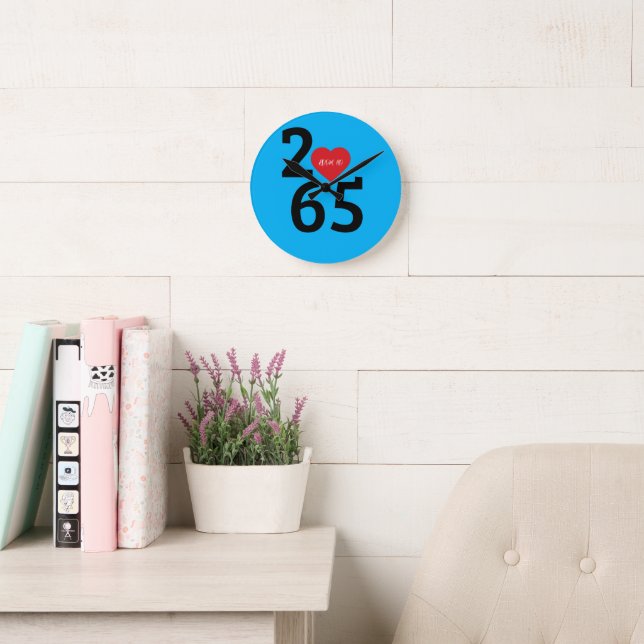 Horloge Ronde Chambre Numéro 256 dans   (Salle de lecture)