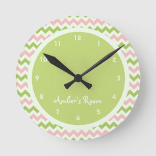 Horloge Ronde Chambres pour enfants personnalisées Watermelon Ch