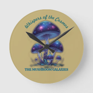 Horloge Ronde Champignons de la galaxie cosmique • Fungi (SANS C