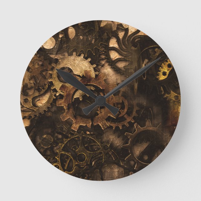 Horloge Ronde Changer d'engrenages - Engrenages à vapeur (Recto)