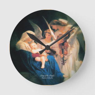 Horloge Ronde Chanson des Anges 1881