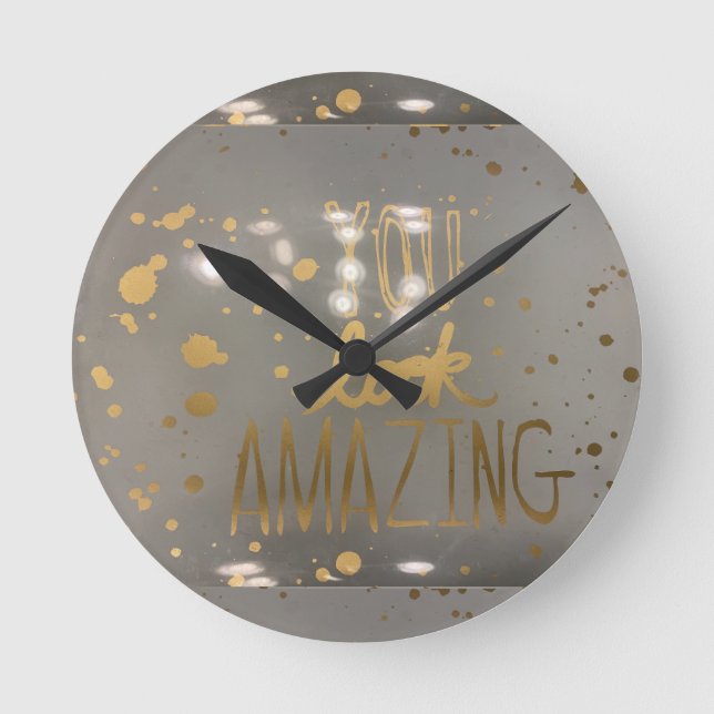 Horloge Ronde Chaque fois que vous regardez l'heure, HORLOGE... (Recto)