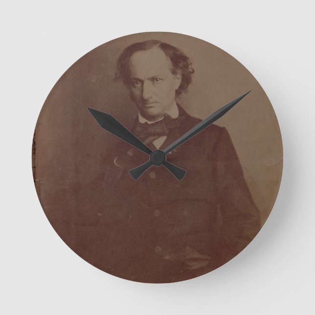 Horloge Ronde Charles Baudelaire (1820-1867), poète français, po (Recto)
