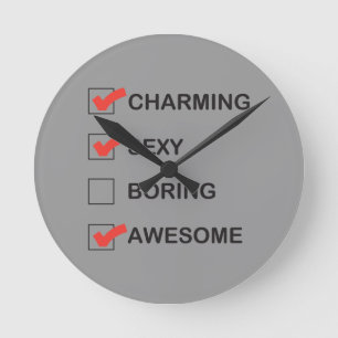 Horloge Ronde Charme