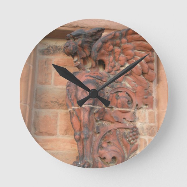 Horloge Ronde Chat de l'ancien marché (Recto)