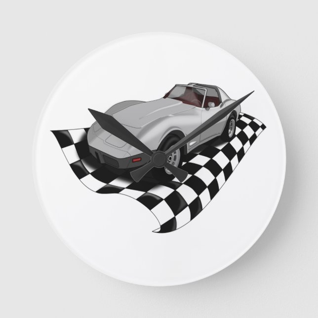 Horloge Ronde Checkervette (Recto)