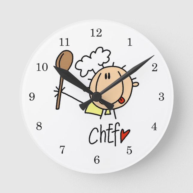 Horloge Ronde Chef masculin (Recto)