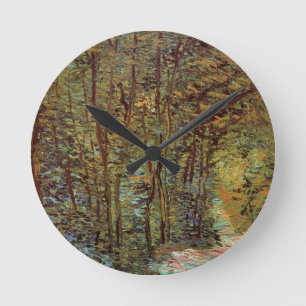 Horloge Ronde Chemin dans les Bois par Vincent van Gogh