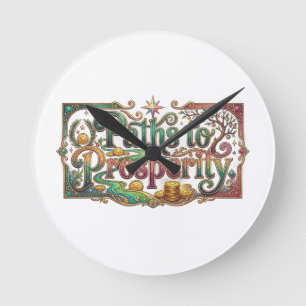 Horloge Ronde Chemins vers la prospérité