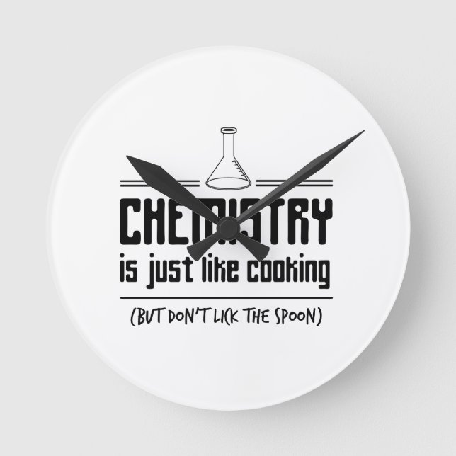 Horloge Ronde Chemistry (Recto)