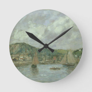 Horloge Ronde Cherbourg, 1883 (huile sur la toile)