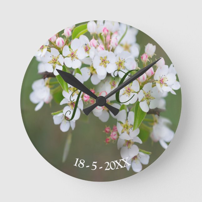 Horloge Ronde Cherry Blossom Clock (Recto)