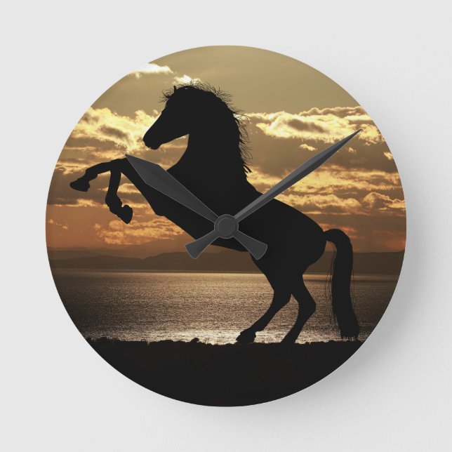 Horloge Ronde cheval (Recto)