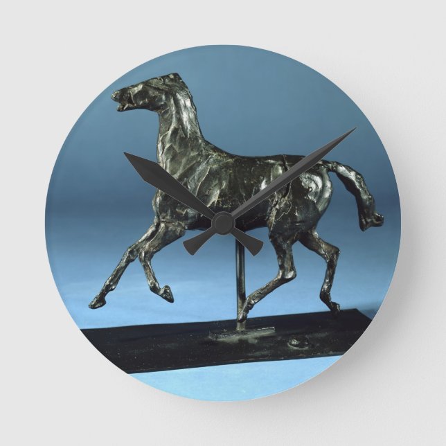 Horloge Ronde Cheval de Trot (bronze) (Recto)