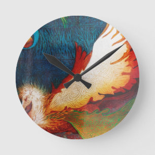 Horloge Ronde Cheval volant 2
