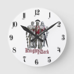 Horloge Ronde Chevalier des ténèbres