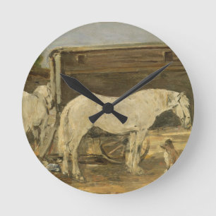 Horloge Ronde Chevaux gitans, c.1885-90 (huile sur la toile)