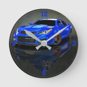 HORLOGE RONDE CHEVY CAMARO