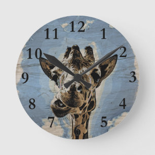 Horloge Ronde Chewing-gingembre