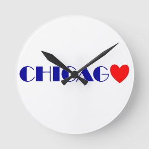 Horloge Ronde chicago j'aime