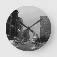 Chicago Michigan Avenue @ Nuit 6 mars 1967