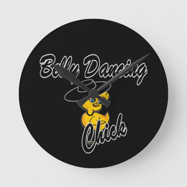 Horloge Ronde Chick de danse du ventre #4 (Recto)