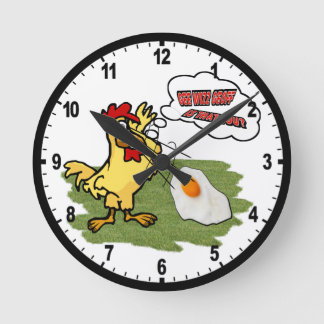 Horloge Ronde Chicken
