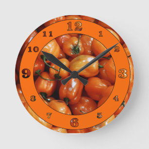 Horloge Ronde Chiffre des produits Habanero
